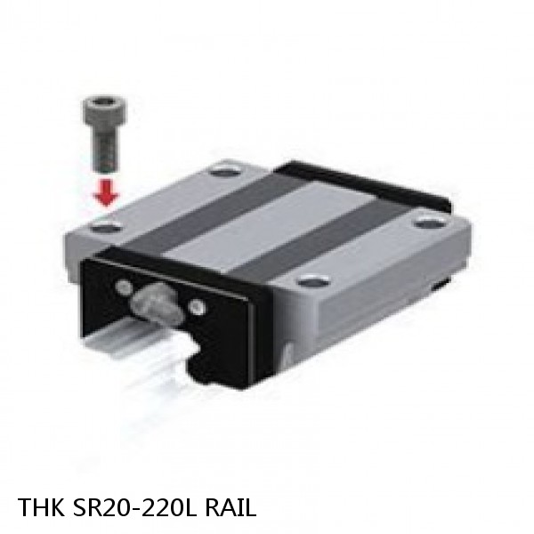 SR20-220L RAIL THK Linear Bearing,Linear Motion Guides,Radial Type Caged Ball LM Guide (SSR),Radial Rail (SR) for SSR Blocks