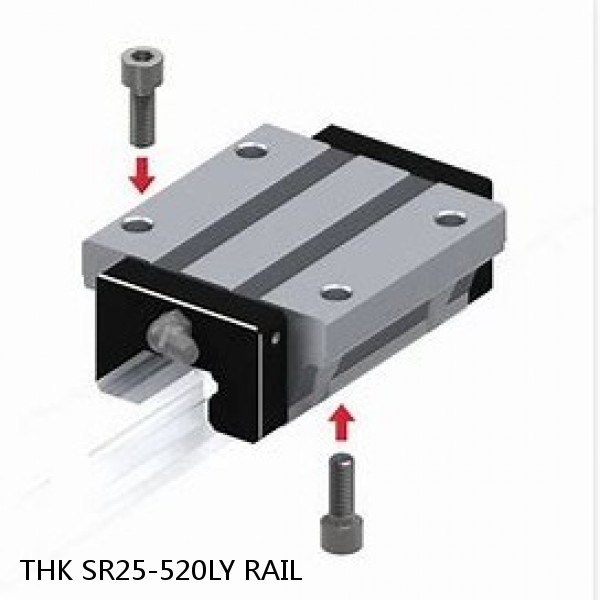 SR25-520LY RAIL THK Linear Bearing,Linear Motion Guides,Radial Type Caged Ball LM Guide (SSR),Radial Rail (SR) for SSR Blocks