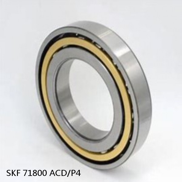 71800 ACD/P4 SKF High Speed Angular Contact Ball Bearings