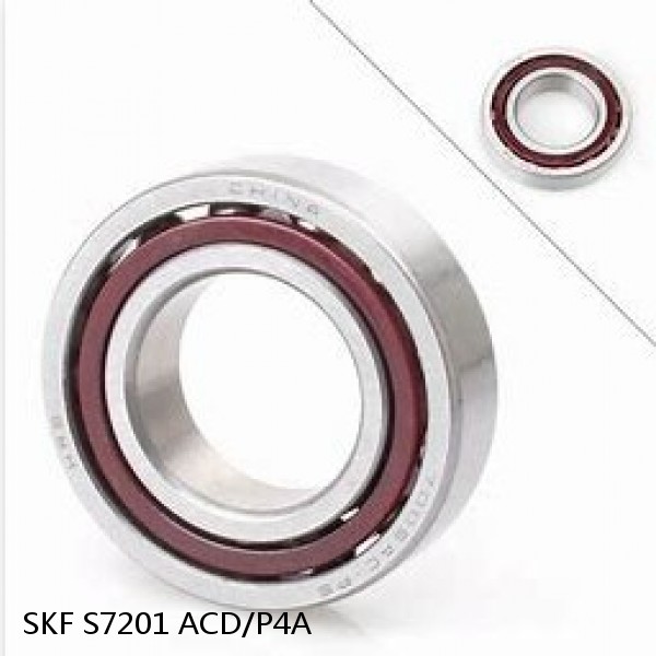 S7201 ACD/P4A SKF High Speed Angular Contact Ball Bearings