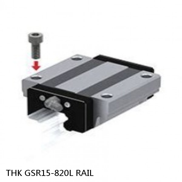 GSR15-820L RAIL THK Linear Bearing,Linear Motion Guides,Separate Type (GSR),GSR Rail