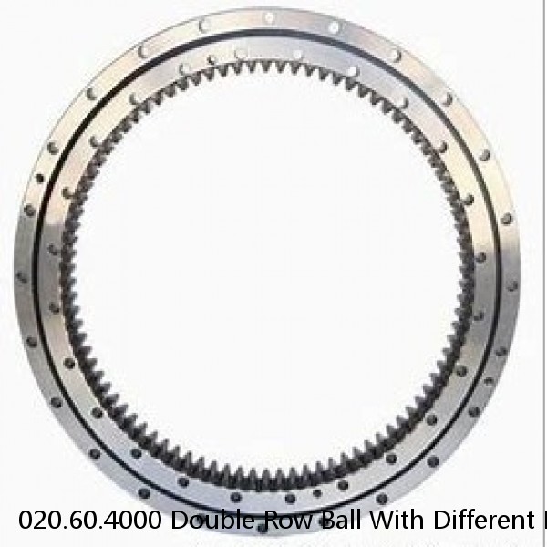 020.60.4000 Double Row Ball With Different Diameter Slewing Bearing Ring